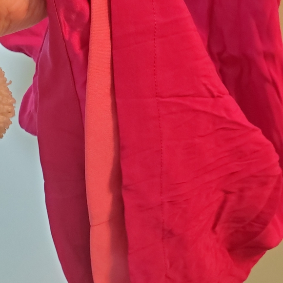 Jennifer Hope Hot Pink Silk Dress - Picture 7 of 9